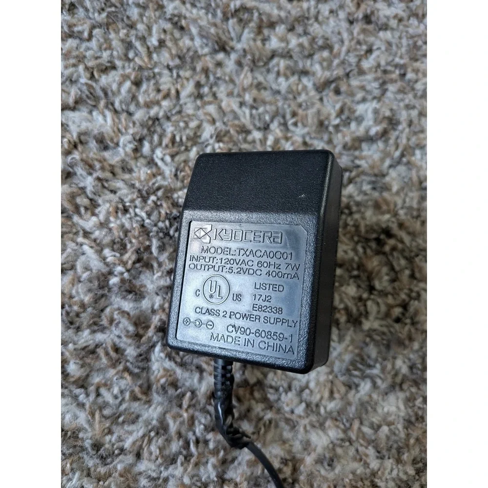 Kyocera TXACA0C01 Power Adapter 5.2V‎ 0.4A Power Supply Black